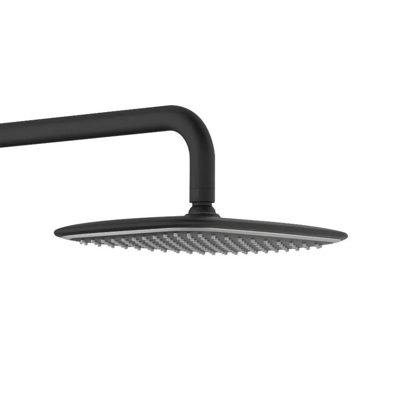 LA FONZA SHOWER COLUMN SLT1024-1002 MATTE BLACK BRASS BATHROOM SQUARE